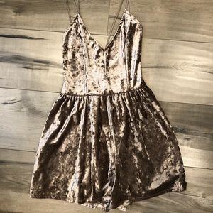 Velvet romper